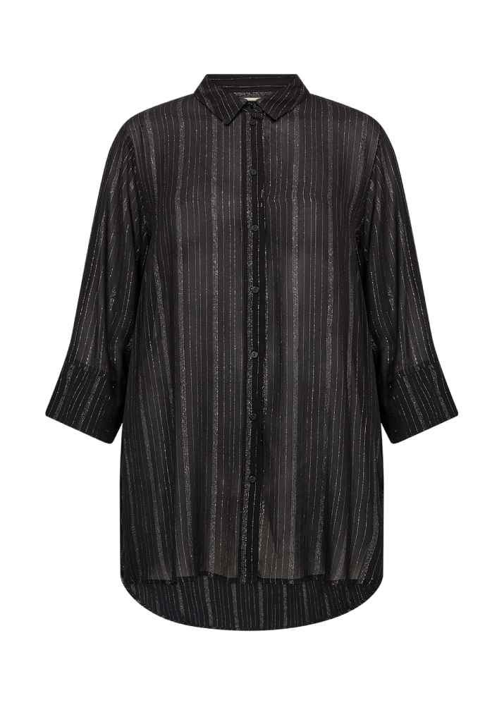 Wasabi lange blouse W10582 Zwart