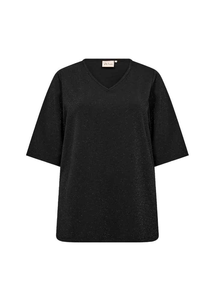 Wasabi lang shirt W20449 Zwart