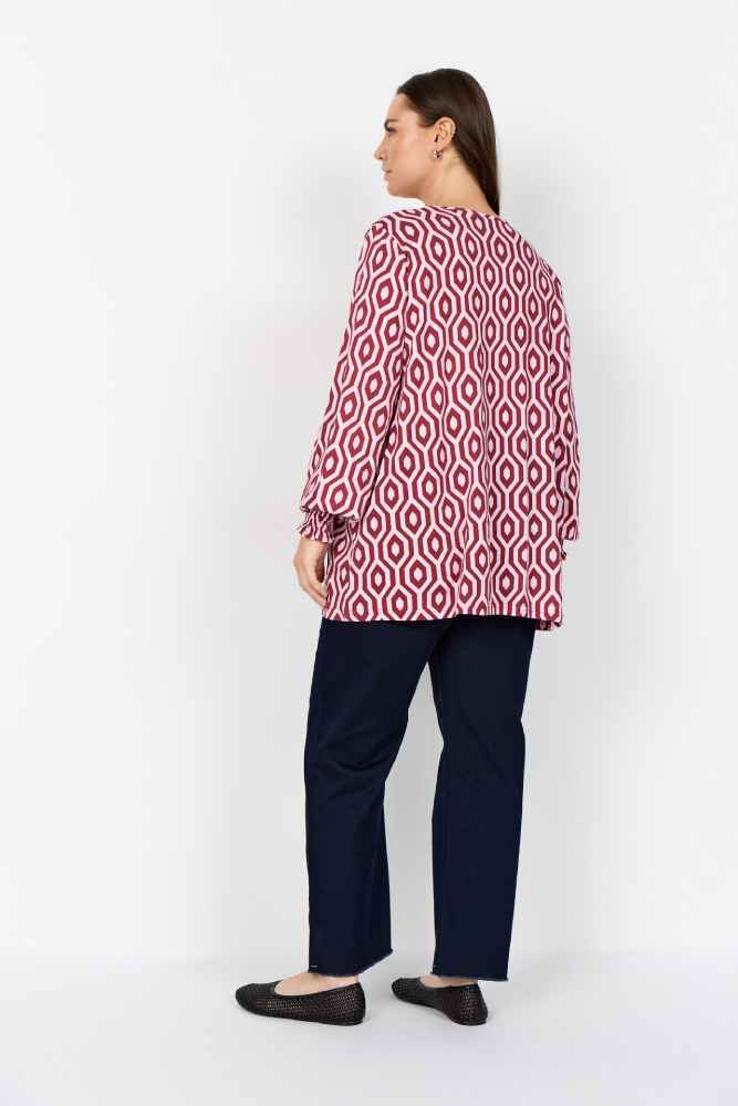 WasabishirtmetlangemouwenW20497Roze__5