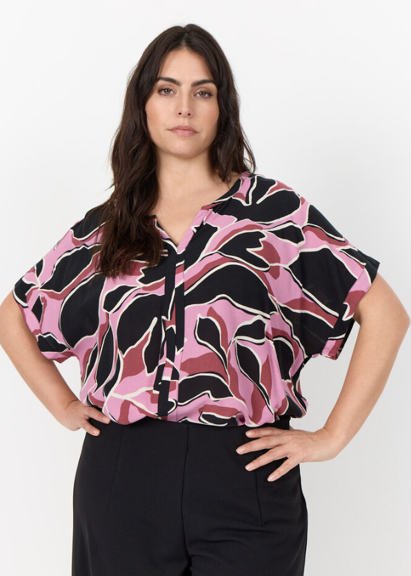 WasabishirtmetprintW10873Roze__1
