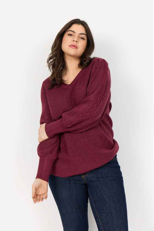 Wasabi trui W30093 WA-NANINE Rood
