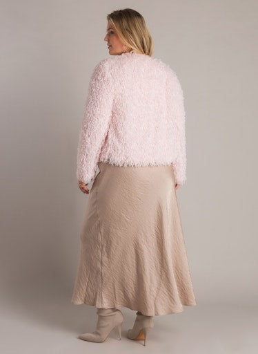 Yest Curve fluffy jasje Jovana A006255 roze