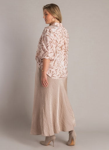 Yest Curve blouse met print Vajenna A006058 Wit Multi