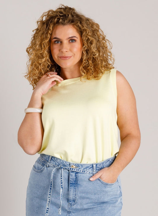 Yest Curve topje Lilian A006195 geel