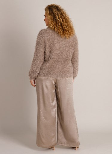 Yest Curve harig vest Zula A006670 Taupe