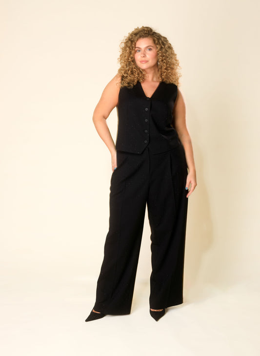 Yest Curve Gilet A005908 Zwart