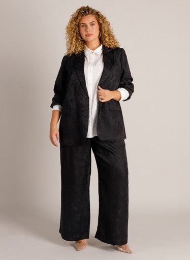 Yest Curve blazer zwart, detailfoto
