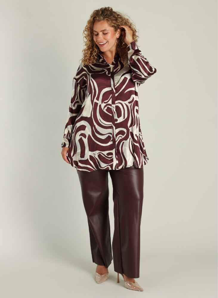 Yest Curve blouse A006006 Satu Bordeaux