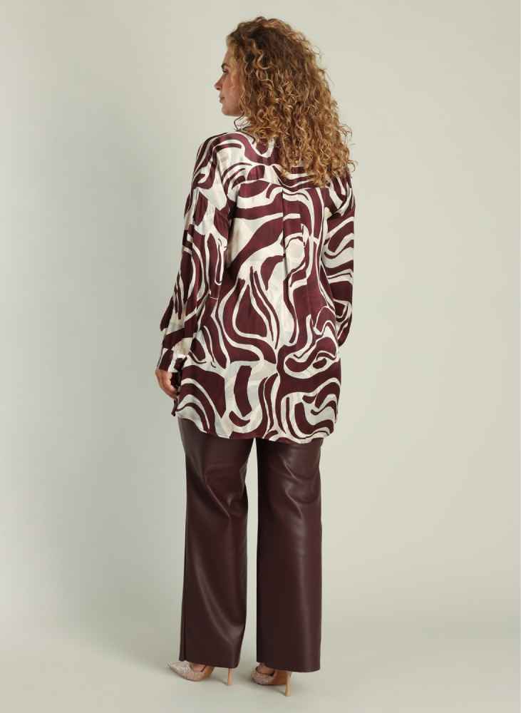 Yest Curve blouse A006006 Satu Bordeaux