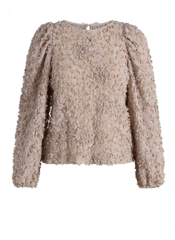 Yest Curve blouse Zinia taupe