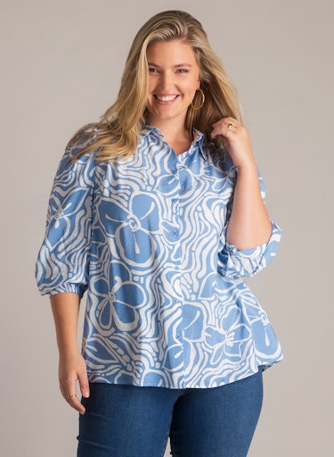 YestCurveblousemetprintVajennaEssentialA006045Blauw__1