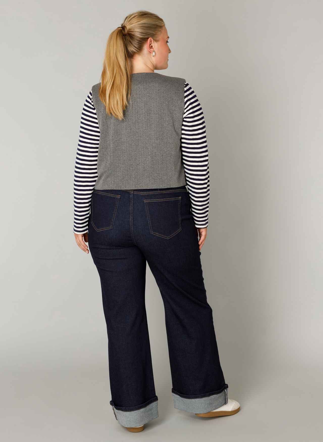 Yest Curve gilet  A005658 Fabienne grijs