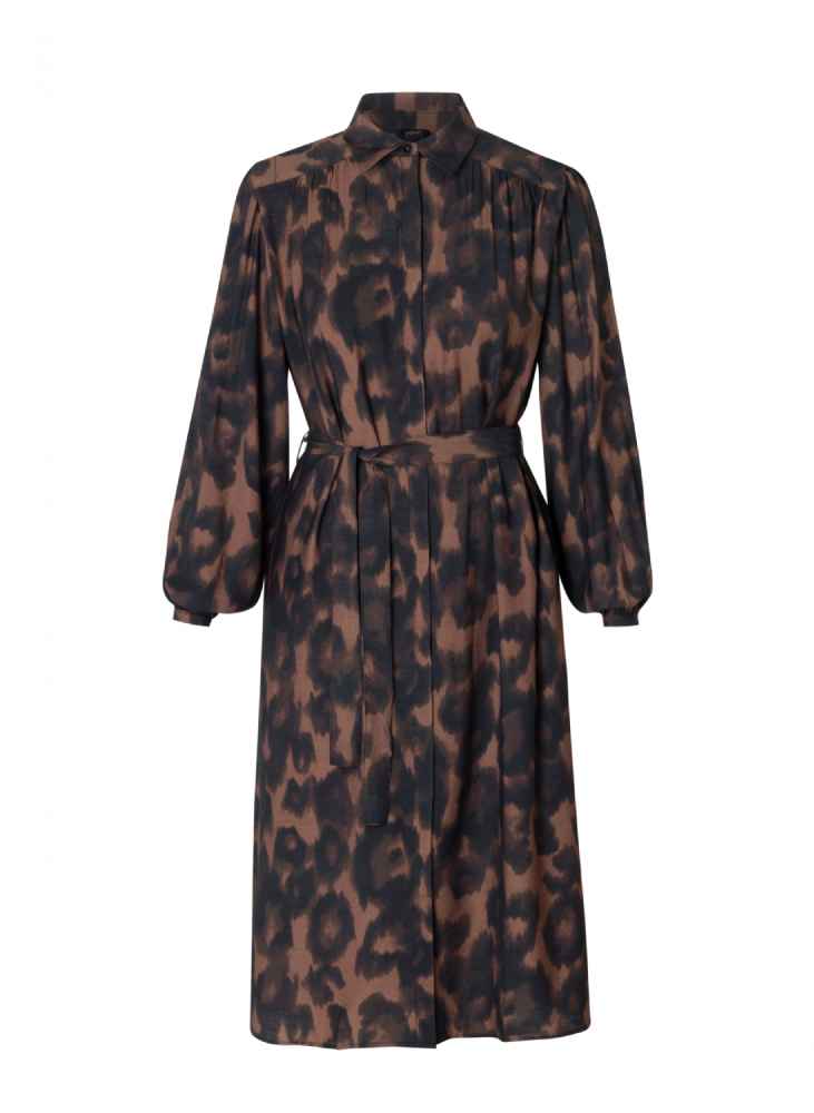 Yest Curve jurk Graciela (A005793) bruin