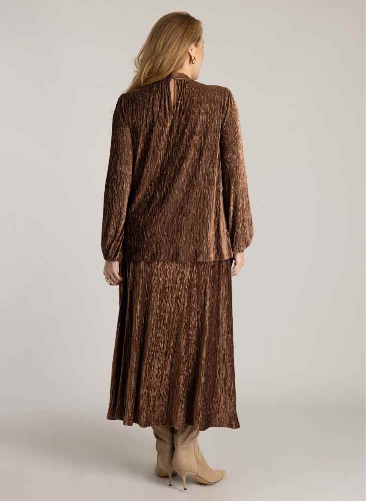 Yest Curve shirt A005935 bruin