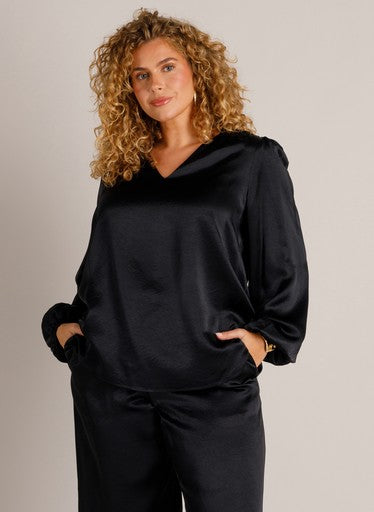 Yest Curve blouse zwart