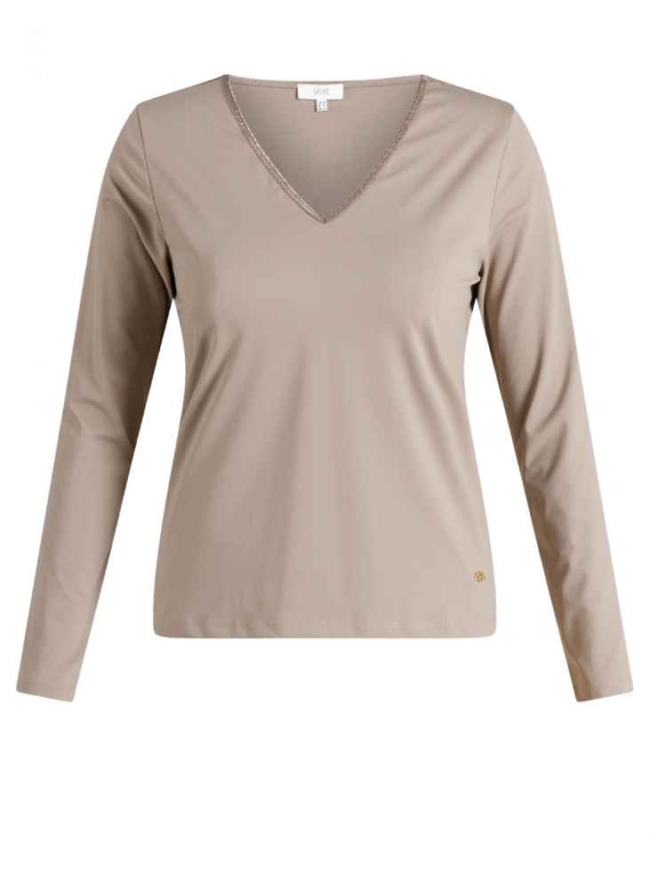 Yest Curve shirt Zada taupe
