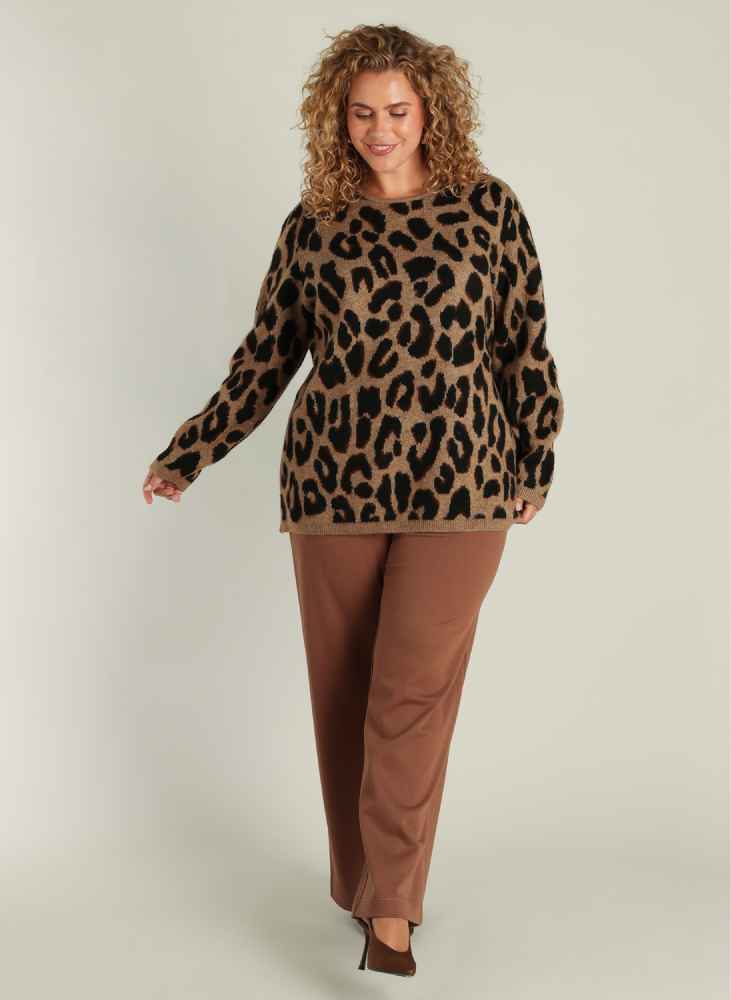 Yest Curve trui A005837 Leopard