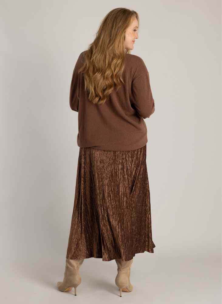 Yest Curve trui A005927 bruin