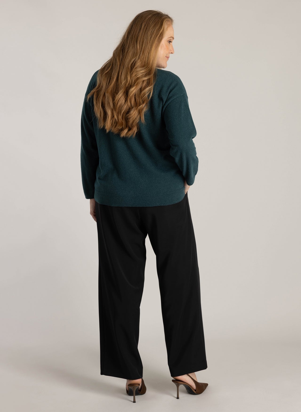 Yest Curve vest A005918 Herta Teal