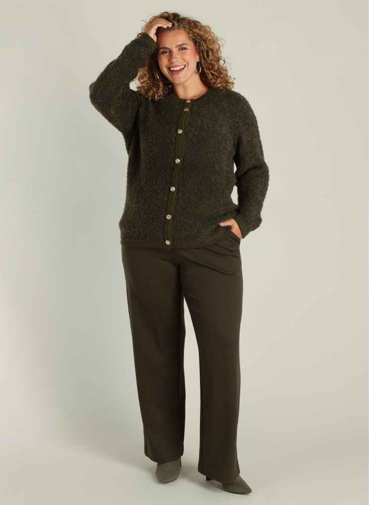 Yest Curve vest met knopen A005831 Genny Army