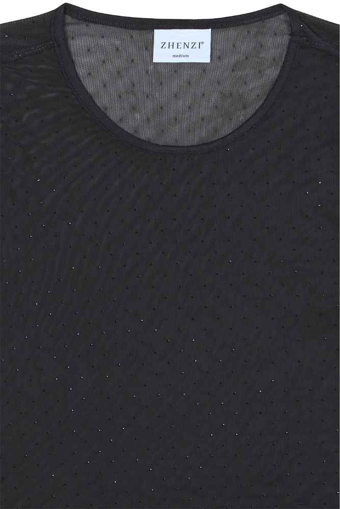 Zhenzi Shirt 201242 Tiri Zwart