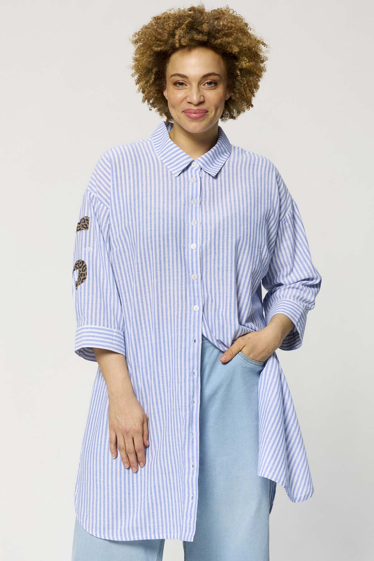 Zhenzilangeblousegestreept201569Blauw__1