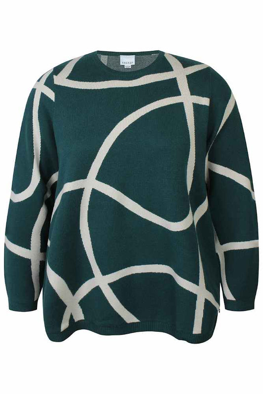 Zhenzi pullover groen