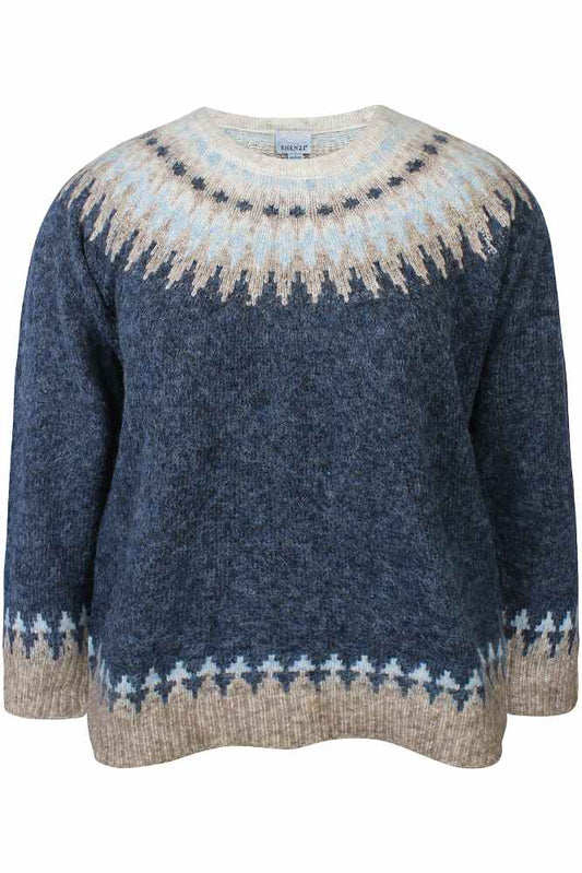 Zhenzi pullover blauw