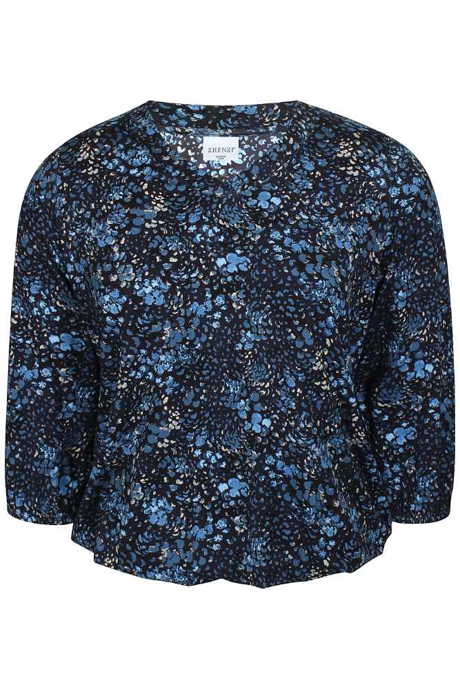 Zhenzi shirt 201017 Sylva Blauw