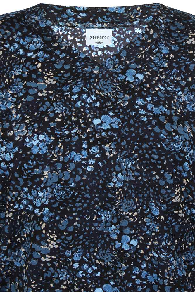 Zhenzi shirt 201017 Sylva Blauw