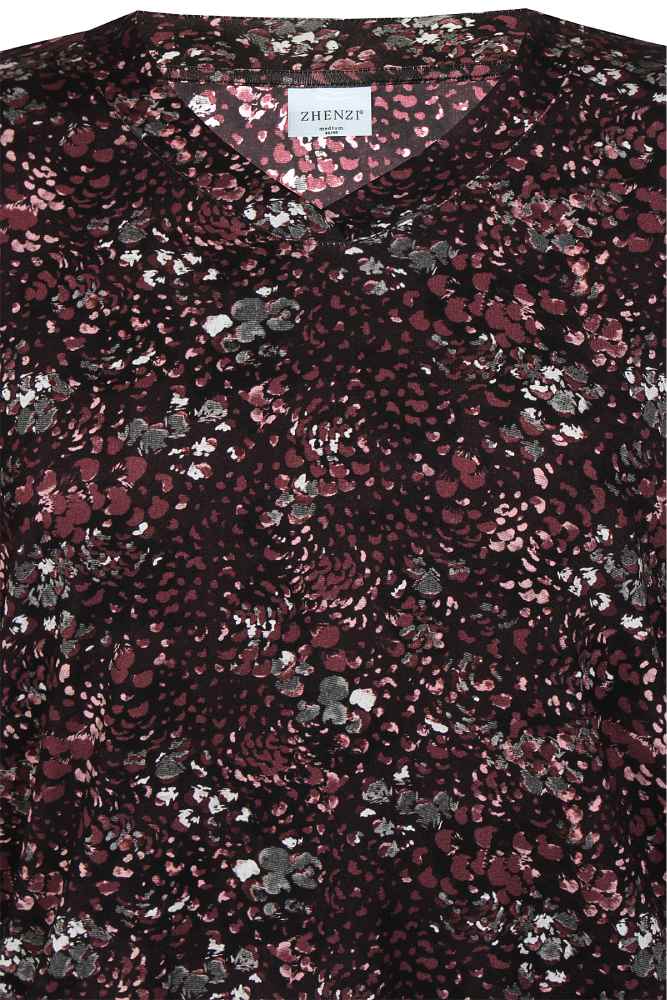 Zhenzi shirt 201017 Sylva Maroon