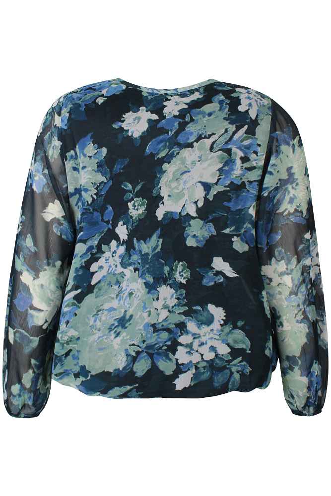 Zhenzi shirt 201119 Toya Teal