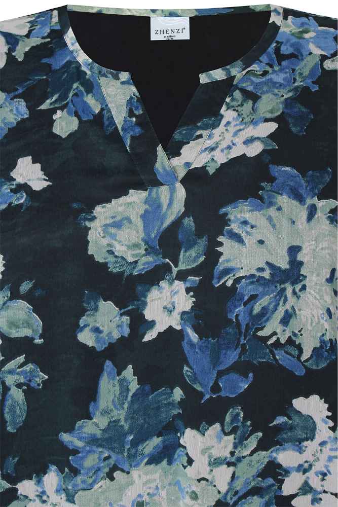 Zhenzi shirt 201119 Toya Teal