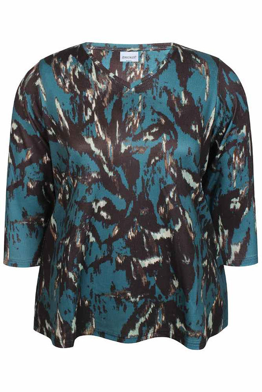 Zhenzi shirt Ainsley groen
