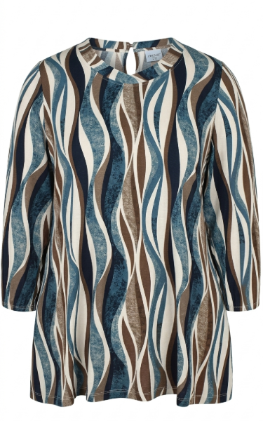 Zhenzi shirt Sylva groen
