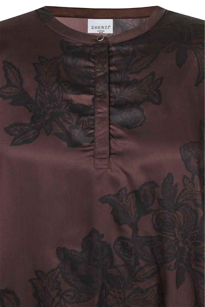 Zhenzishirtmetbloemenprint201614bruin__4