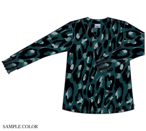 Zhenzi shirt met print 201108 Tina Teal