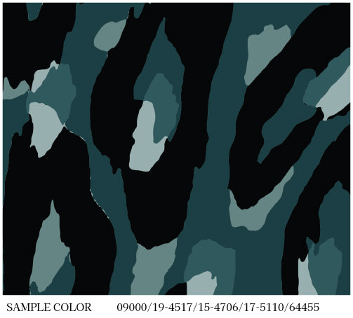 Zhenzi shirt met print 201108 Tina Teal