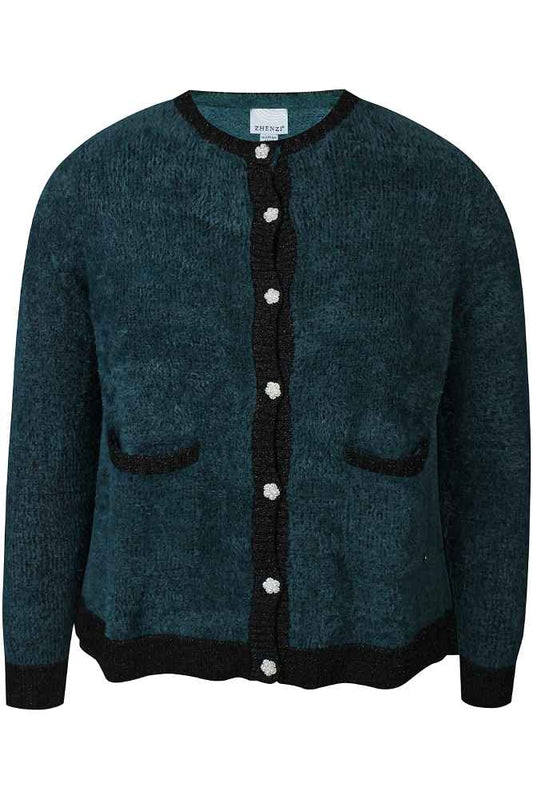 Zhenzi vest 201097 Tera Teal