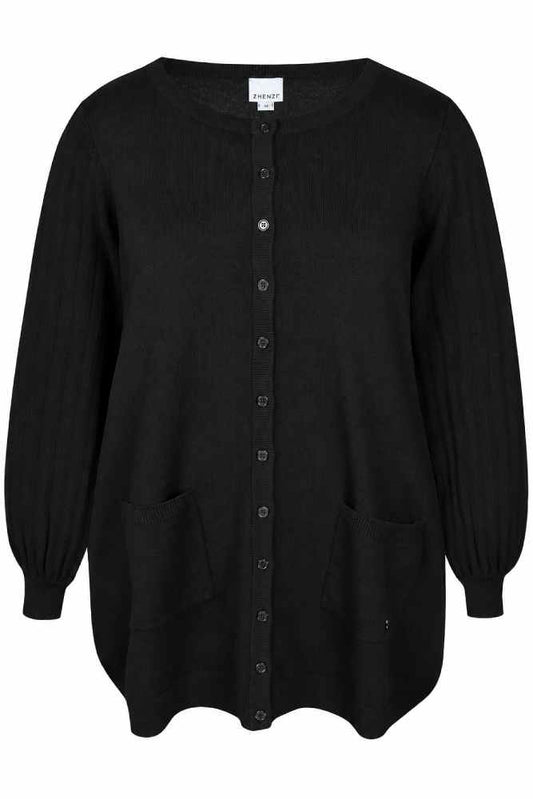 Zhenzi vest zwart